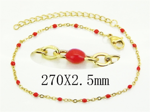 HY Wholesale Anklet Stainless Steel 316L Fashion Jewelry-HY53B0267WIL