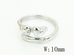 HY Wholesale Rings Jewelry Stainless Steel 316L Rings-HY30R0119NW