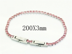 HY Wholesale Bracelets 316L Stainless Steel Jewelry Bracelets-HY54B0514CNL