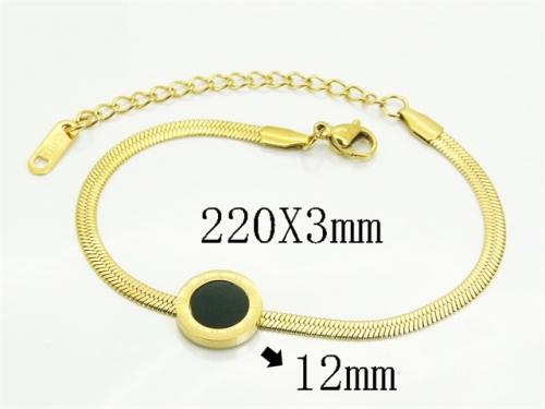 HY Wholesale Bracelets 316L Stainless Steel Jewelry Bracelets-HY94B0154NX