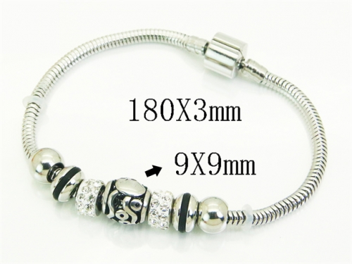 HY Wholesale Bracelets 316L Stainless Steel Jewelry Bracelets-HY12B0446HOV