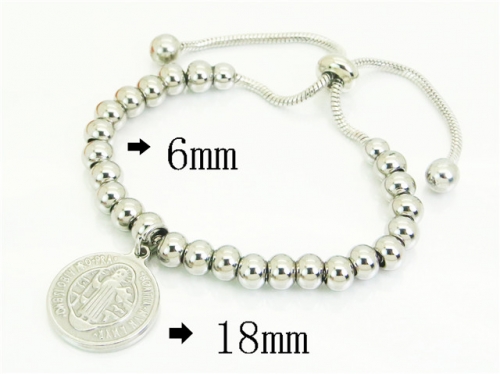 HY Wholesale Bracelets 316L Stainless Steel Jewelry Bracelets-HY38B0865HHQ