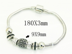 HY Wholesale Bracelets 316L Stainless Steel Jewelry Bracelets-HY12B0442HOG