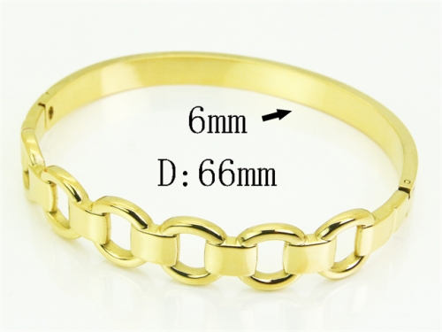 HY Wholesale Bangles Jewelry Stainless Steel 316L Popular Bangle-HY30B0231HID