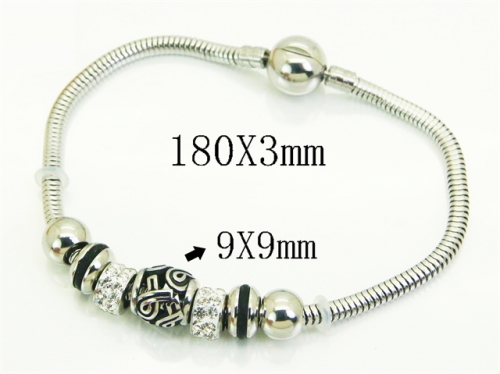 HY Wholesale Bracelets 316L Stainless Steel Jewelry Bracelets-HY12B0450HOA