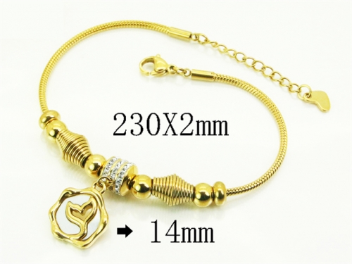 HY Wholesale Bracelets 316L Stainless Steel Jewelry Bracelets-HY24B0301HLR