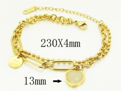 HY Wholesale Bracelets 316L Stainless Steel Jewelry Bracelets-HY41B0231HAA