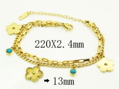 HY Wholesale Bracelets 316L Stainless Steel Jewelry Bracelets-HY41B0235HWL