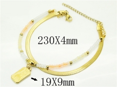 HY Wholesale Bracelets 316L Stainless Steel Jewelry Bracelets-HY92B0073HJW