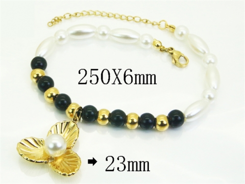 HY Wholesale Bracelets 316L Stainless Steel Jewelry Bracelets-HY80B2121OW