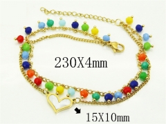 HY Wholesale Bracelets 316L Stainless Steel Jewelry Bracelets-HY24B0285EPL