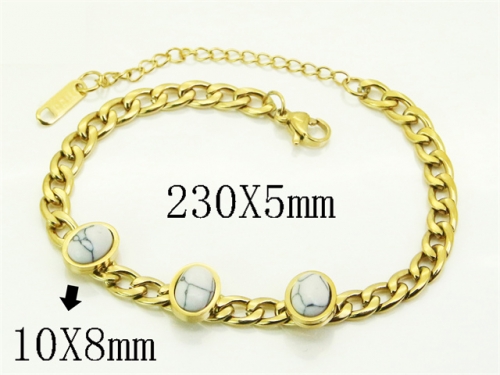 HY Wholesale Bracelets 316L Stainless Steel Jewelry Bracelets-HY24B0303DNL