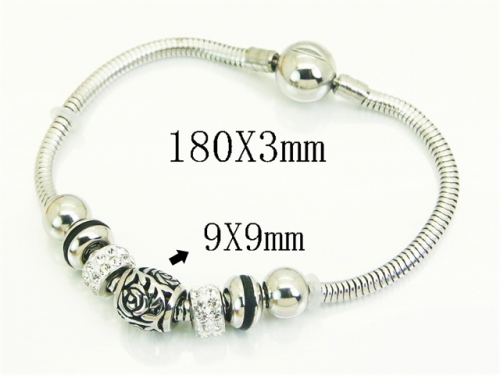 HY Wholesale Bracelets 316L Stainless Steel Jewelry Bracelets-HY12B0451HOS