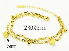 HY Wholesale Bracelets 316L Stainless Steel Jewelry Bracelets-HY41B0234HEL