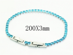 HY Wholesale Bracelets 316L Stainless Steel Jewelry Bracelets-HY54B0518WNL