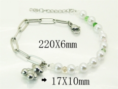 HY Wholesale Bracelets 316L Stainless Steel Jewelry Bracelets-HY02B0105HQQ