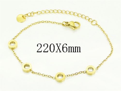 HY Wholesale Bracelets 316L Stainless Steel Jewelry Bracelets-HY24B0307QNL