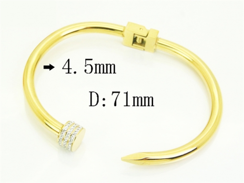 HY Wholesale Bangles Jewelry Stainless Steel 316L Popular Bangle-HY32B1336HKW