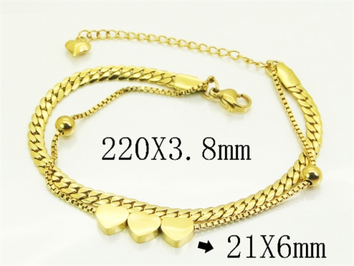 HY Wholesale Bracelets 316L Stainless Steel Jewelry Bracelets-HY41B0236PL