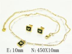 HY Wholesale Jewelry Set 316L Stainless Steel jewelry Set Fashion Jewelry-HY30S0208HML