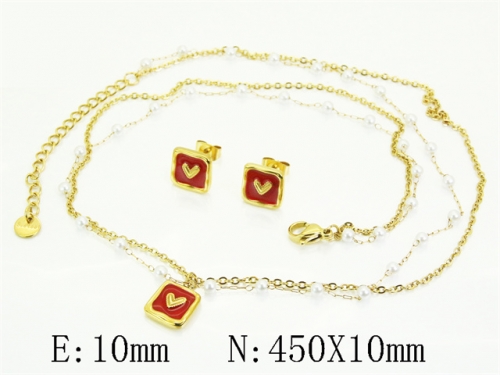 HY Wholesale Jewelry Set 316L Stainless Steel jewelry Set Fashion Jewelry-HY30S0209HML