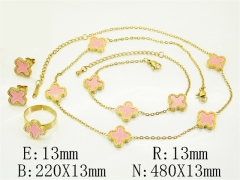 HY Wholesale Jewelry Set 316L Stainless Steel jewelry Set Fashion Jewelry-HY94S0131HLW