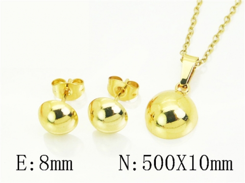 HY Wholesale Jewelry Set 316L Stainless Steel jewelry Set Fashion Jewelry-HY58S0173KE