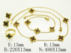 HY Wholesale Jewelry Set 316L Stainless Steel jewelry Set Fashion Jewelry-HY94S0130HLR