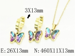 HY Wholesale Jewelry Set 316L Stainless Steel jewelry Set Fashion Jewelry-HY32S0215HHL