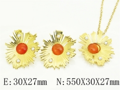 HY Wholesale Jewelry Set 316L Stainless Steel jewelry Set Fashion Jewelry-HY32S0214HKW