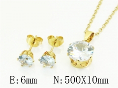 HY Wholesale Jewelry Set 316L Stainless Steel jewelry Set Fashion Jewelry-HY58S0166KW