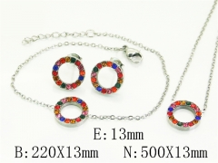 HY Wholesale Jewelry Set 316L Stainless Steel jewelry Set Fashion Jewelry-HY59S2569HJR