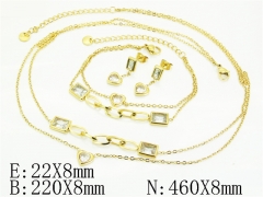 HY Wholesale Jewelry Set 316L Stainless Steel jewelry Set Fashion Jewelry-HY30S0219JZZ