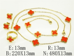 HY Wholesale Jewelry Set 316L Stainless Steel jewelry Set Fashion Jewelry-HY94S0132HLA