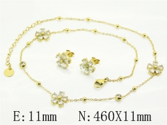 HY Wholesale Jewelry Set 316L Stainless Steel jewelry Set Fashion Jewelry-HY32S0220HKS