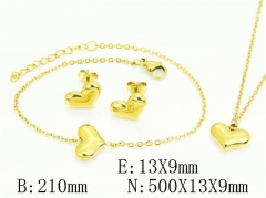 HY Wholesale Jewelry Set 316L Stainless Steel jewelry Set Fashion Jewelry-HY59S2573HRR