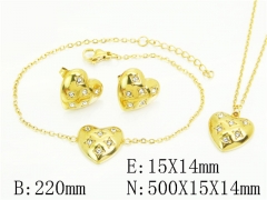 HY Wholesale Jewelry Set 316L Stainless Steel jewelry Set Fashion Jewelry-HY59S2577HJQ