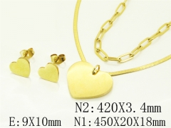 HY Wholesale Jewelry Set 316L Stainless Steel jewelry Set Fashion Jewelry-HY45S0163PE