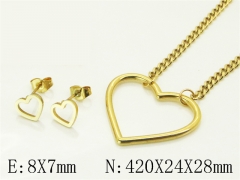 HY Wholesale Jewelry Set 316L Stainless Steel jewelry Set Fashion Jewelry-HY45S0155OU