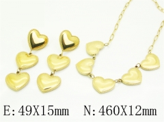 HY Wholesale Jewelry Set 316L Stainless Steel jewelry Set Fashion Jewelry-HY80S0168HOF