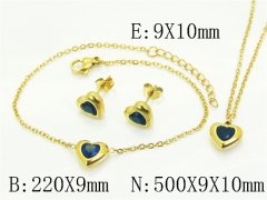 HY Wholesale Jewelry Set 316L Stainless Steel jewelry Set Fashion Jewelry-HY59S2587HH