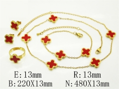 HY Wholesale Jewelry Set 316L Stainless Steel jewelry Set Fashion Jewelry-HY94S0134HLC