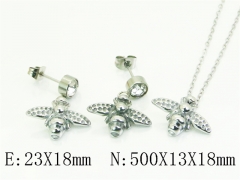 HY Wholesale Jewelry Set 316L Stainless Steel jewelry Set Fashion Jewelry-HY80S0169PL