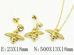 HY Wholesale Jewelry Set 316L Stainless Steel jewelry Set Fashion Jewelry-HY80S0170HWL