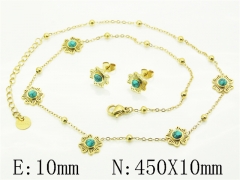 HY Wholesale Jewelry Set 316L Stainless Steel jewelry Set Fashion Jewelry-HY32S0221HLL