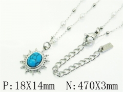 HY Wholesale Stainless Steel 316L Jewelry Hot sale Necklaces-HY30N0128NW