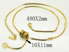 HY Wholesale Stainless Steel 316L Jewelry Hot sale Necklaces-HY04N0128HKE