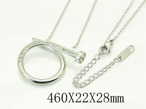 HY Wholesale Stainless Steel 316L Jewelry Hot sale Necklaces-HY14N0090OL