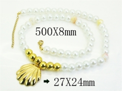 HY Wholesale Stainless Steel 316L Jewelry Hot sale Necklaces-HY80N0978OE