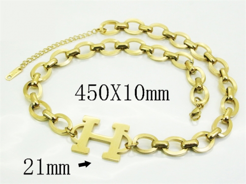 HY Wholesale Stainless Steel 316L Jewelry Hot sale Necklaces-HY04N0044HLC